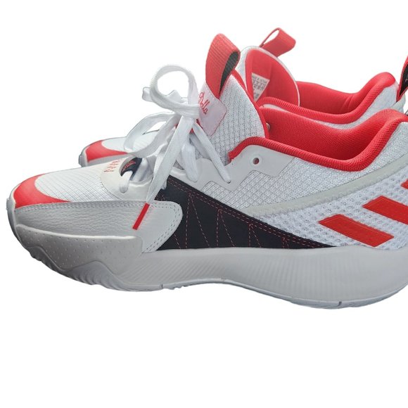 Adidas Damien Lillard "Dame Certified" Men's Basketball Shoes Red/White - Size 1 - Picture 1 of 4
